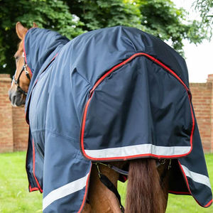 Alfombra de caballo ecuestre personalizada al por mayor, cálida, transpirable, impermeable, estable, forro polar, relleno de algodón, carcasa de polialgodón, baja para todas las estaciones - Product Image 5