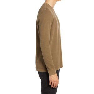 Camiseta térmica personalizada de manga larga con cuello redondo para hombre - Product Image 2