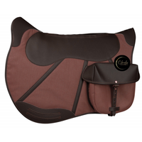 Tapis de selle de luxe en tissu avec poche, vente en gros, sur mesure pour équipement d'équitation haut de gamme