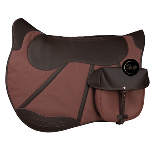 Tapis de selle de luxe en tissu avec poche, vente en gros, sur mesure pour équipement d'équitation haut de gamme - Product Image 1