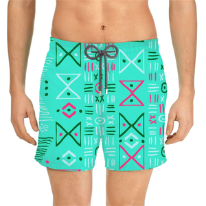 Pantalones cortos de secado rápido y transpirables para hombre, pantalones cortos estampados personalizados al por mayor en tallas grandes, diseño de bañador informal - Product Image 5