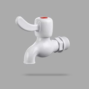 HONGKE Fabricant professionnel de robinets à poignée rotative en PVC 1/2 et 3/4, couleur blanche, pour le marché sud-américain - Product Image 4
