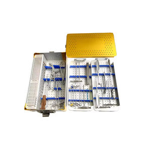 ชุดเครื่องมือผ่าตัดประสาทส่วนหลังแบบแมนนวล 35 ชิ้น ผลิตจากสแตนเลสคุณภาพพรีเมียม ได้รับการรับรองมาตรฐาน CE สำหรับการผ่าตัดระบบประสาท - Product Image 1