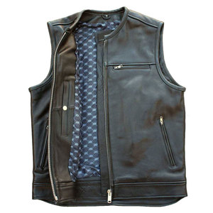 Veste en cuir pour homme, vêtements de mode, confortable, respirante, chaude pour l'hiver, prix de gros, design unique - Product Image 4