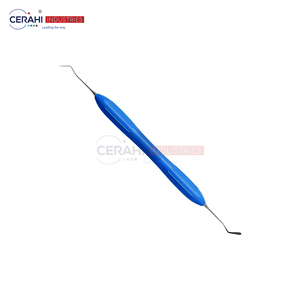 Juego de instrumentos quirúrgicos dentales de relleno compuesto de 10 piezas Manual Clase I con mango de silicona y casete de esterilización CE - Product Image 6