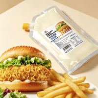 Sauce Mayonnaise Sucrée Stable et Haute Viscosité, Assaisonnement Crémeux Polyvalent pour la Restauration, les Plats à Emporter et les Chaînes de Magasins