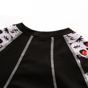 Maillots de protection anti-UV pour hommes de haute qualité, vêtements de sport, logo personnalisé, impression numérique, respirant, léger, 160g polyester/nylon - Product Image 3