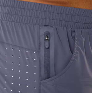 Pantalones cortos deportivos de hombre personalizados de alta calidad OEM al por mayor, ropa de entrenamiento atlético de verano, tela de malla, cierre de cordón, decoración de logotipo - Product Image 6