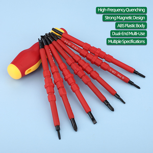 Destornillador <span class=keywords><strong>Triangular</strong></span> Manual de Precisión Multifuncional de Plástico para Herramientas de Ferretería, Aislado Eléctricamente, Grado Industrial, 3 Años - Product Image 4
