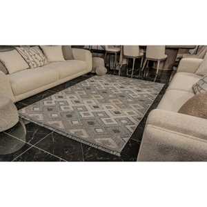 Tapis d'intérieur moderne Natura 9962 de Netline Depot, 100 % polypropylène, anti-peluches, facile à nettoyer, durable, 100x200 cm, pour salon, chambre à coucher - Product Image 2