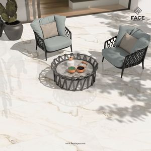 DLG 176 Brillant 60x120cm Carreaux en porcelaine de qualité supérieure Carreaux élégants et luxueux pour l'extérieur, le hall et la salle de bain Taille 600x1200mm - Product Image 1