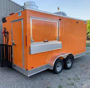 Wecare - Camioneta de Comida Pequeña, Mini Remolque de Comida, Carrito Móvil de Helados y Bocadillos - Product Image 1