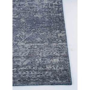 Alfombra de Lana Azul Anudada a Mano para Diseñadores de Interiores, Estilo Clásico para el Hogar, Alfombra Rectangular Grande Abstracta Hecha a Mano para Sala de Estar - Product Image 4