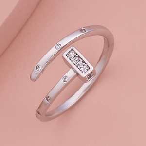 Gold-Plated Fashion <b>Ring</b> with <b>Adjustable</b> <b>Size</b> and Star Shape for Occasional Gifts - Product Image 1