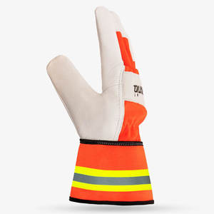Skatiq SG-8010 Gants en cuir de vachette et nylon haute visibilité Gants de sécurité imperméables de haute qualité pour le soudage et la construction - Product Image 2