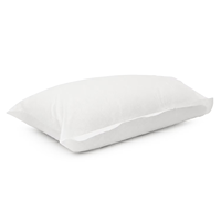 Housse de coussin jetable en tissu OEM, protège-coussin imperméable uni pour hôtel et maison