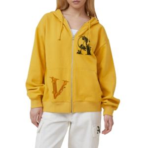 Moda Streetwear mujeres de gran tamaño pulóver sudaderas con capucha tela 100% algodón Mujer cuello redondo Sudadera con capucha para niñas - Product Image 1
