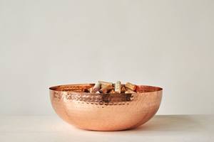 Cuenco de servicio múltiple antiguo de cobre, acabado de lujo hecho a mano, venta al por mayor, diseño Vintage moderno, embalaje de logotipo personalizado - Product Image 5
