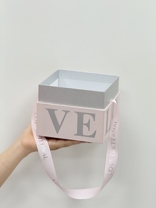 Lưu Trữ Sang Trọng Màu Hồng Tình Yêu Theo Chủ Đề Hộp Quà Tặng Bao Bì Với Ribbon Xử Lý Cho Valentine Của Ngày Cưới Sinh Nhật Hiện Tại - Product Image 5