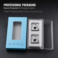 CBN Diamond Turning Inserts TNMG160402 TNMG160404 TNMG160408 , CNC Lathe Diamond Tool Tips for Aluminum Alloy Machining