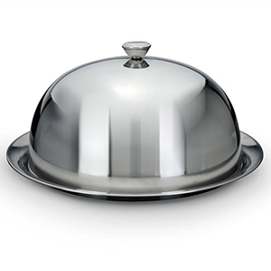 Fournisseur en gros de couverture de gâteau en acier inoxydable Cloche de restaurant servant de la nourriture pour support de couverture de gâteau à steak - Product Image 2