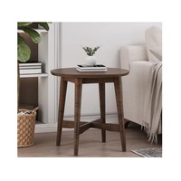 Hermosa Mesa de Centro Moderna Hecha a Mano con Madera Sólida para Hogar, Oficina, Cafeterías y Restaurantes - Decoración Interior Duradera y Ecológica