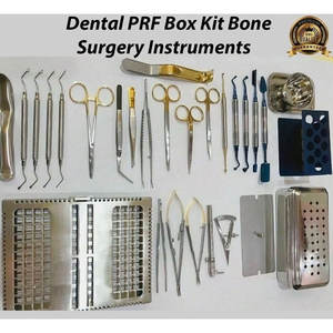 Dental PRF Box Kit Instrumentos de cirugía ósea Implante Conjunto quirúrgico de 28 piezas CE - Product Image 1