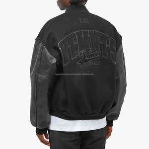 Chaqueta Universitaria Personalizada para Mujer, Transpirable, Ecológica, Bordado en Lana Negra, Resistente al Viento, Relleno de Algodón Tejido para Otoño e Invierno - Product Image 5