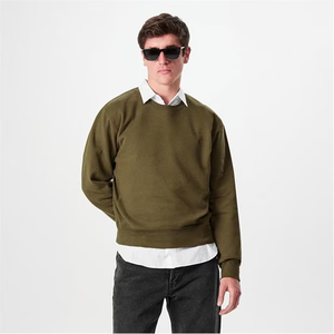 OEM personalizado Relax Fit Unisex Atlético sudadera de moda de los hombres sudadera de moda al por mayor llanura sudadera de uso diario - Product Image 3