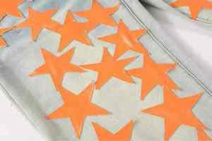 Pantalones Vaqueros de Mezclilla Transpirables Personalizados con Bordado Vintage Lavado a la Piedra, Ligeros, de Moda, para Primavera, Verano e Invierno, para Hombre - Product Image 4