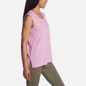 Femmes Logo personnalisé Gym débardeurs respirant Jersey longue longueur décontracté été en vrac vêtements avec livraison gratuite - Product Image 3