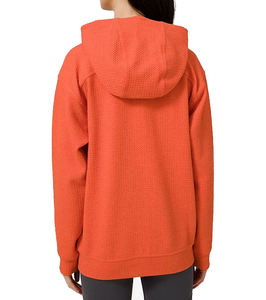 Wholesale Women Winter Blank Cotton Fleece Hoodie Women Casual Oversize Cotton Custom Hoodie High Quality Cotton Hoodies - Product Image 4