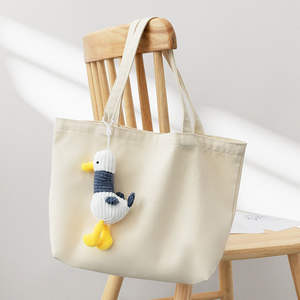 Nouveau sac de plage personnalisé à fermeture ouverte avec logo imprimé, grand sac de shopping en toile d'été pour femmes - Product Image 4