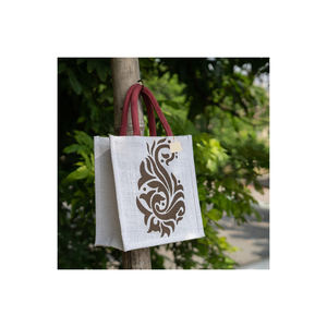 premium <b>jute</b> tote <b>bags</b> wholesale bulk supplier factory direct export oem for boutique <b>shops</b> - Product Image 5