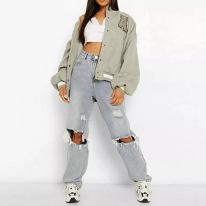 Chaquetas universitarias asequibles a la venta: ropa de abrigo deportiva clásica de estilo retro con forro acolchado, perfecta para estudiantes universitarios - Product Image 5