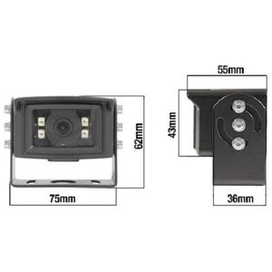 แคมกล้องติดรถกันน้ำรุ่น WeatherProof 110 °   กล้อง HD สำหรับสังเกตการณ์มุมต่างๆ พร้อมไฟ LED อินฟราเรด - Product Image 2