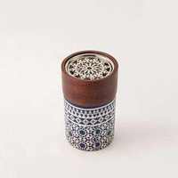 Brûleur d'encens indien écologique en bois de santal plaqué or, distributeur de Bakhoor religieux durable et très tendance 2026