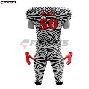 Uniforme de sublimation d'uniforme de football américain de haute qualité avec votre uniforme américain imprimé de logo - Product Image 3