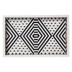 Vente chaude taille personnalisée Rectangle résine et bois amour incrustation plateau de service à la main meilleure qualité décoration de la maison - Product Image 5