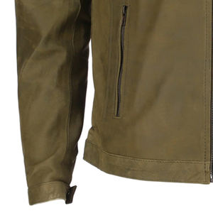 Chaqueta de cuero de piel de vaca Premium 100% para hombre, chaqueta de alta calidad, superventas, alta fabricación - Product Image 4