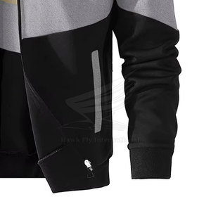 Veste Letterman personnalisée avec logo sur le devant, style High Street, best-seller, mélange laine/coton, veste d'hiver de haute qualité, respirante - Product Image 5