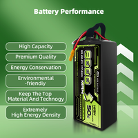 Batterie Lipo OEM pour drone FPV UAV, 12S 14S 6S 22.2V 12000mah 25C, batterie Lipo rechargeable pour hélicoptère, drone, avion