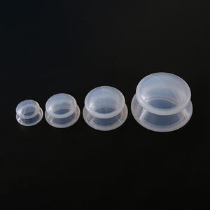 Grosir cangkir silikon bening antipenuaan cangkir silikon Set cangkir pijat tubuh vakum terapi pijat bekam silikon - Product Image 5