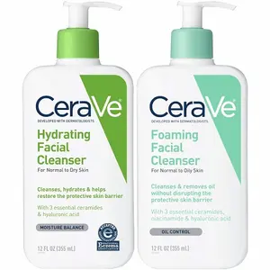 CeraVe泡沫面部和保湿清洁剂，12盎司 (2包)，仅剩3个库存-即将订购。