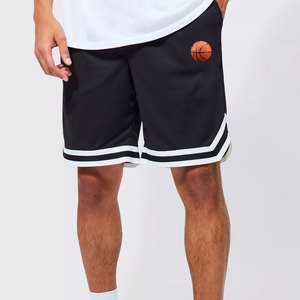 Pantalones Cortos de Baloncesto de Lona de Algodón para Hombre, Estilo Clásico Urbano, con Logotipo Personalizado al por Mayor, Bolsillos, Cintura Elástica, Transpirables, de Secado Rápido - Product Image 6