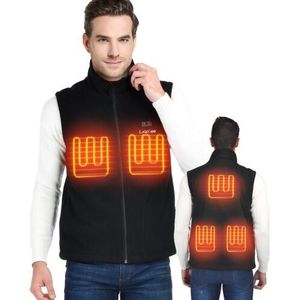 Gilet chauffant léger de taille XXL pour les hommes comprenant la batterie pour l'usage extérieur - Product Image 3