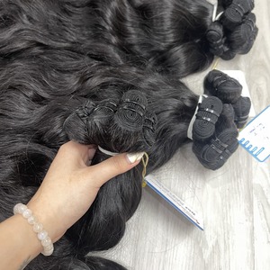 100% paquets de cheveux humains crus vietnamiens vendeur en gros extensions de cheveux alignés avec cuticules brutes paquet de cheveux crus alignés avec des cuticules - Product Image 6