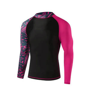 Nouveau design 2026 Rash Guard MMA BJJ unisexe, T-shirt de compression d'entraînement avec personnalisation de marque - Product Image 6