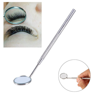 Custom Logo Personalized Multi-Color High Quality Stainless Steel <b>Lighted</b> Square Handheld Eyelash <b>Mirror</b> Professional <b>Makeup</b> - Product Image 6