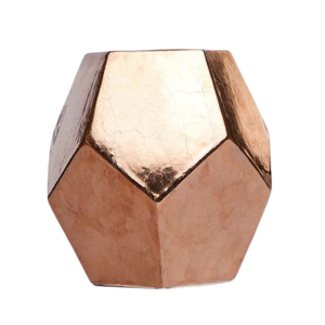 Jardinière de fleurs de table polie en or Attractive Designer Hotels and Restaurants Home Decor and Interior Handmade Flower Vase - Product Image 3